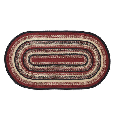Connell Jute Rug Oval w/ Pad 27x48 - The Fox Decor